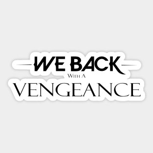 WE Back Sticker